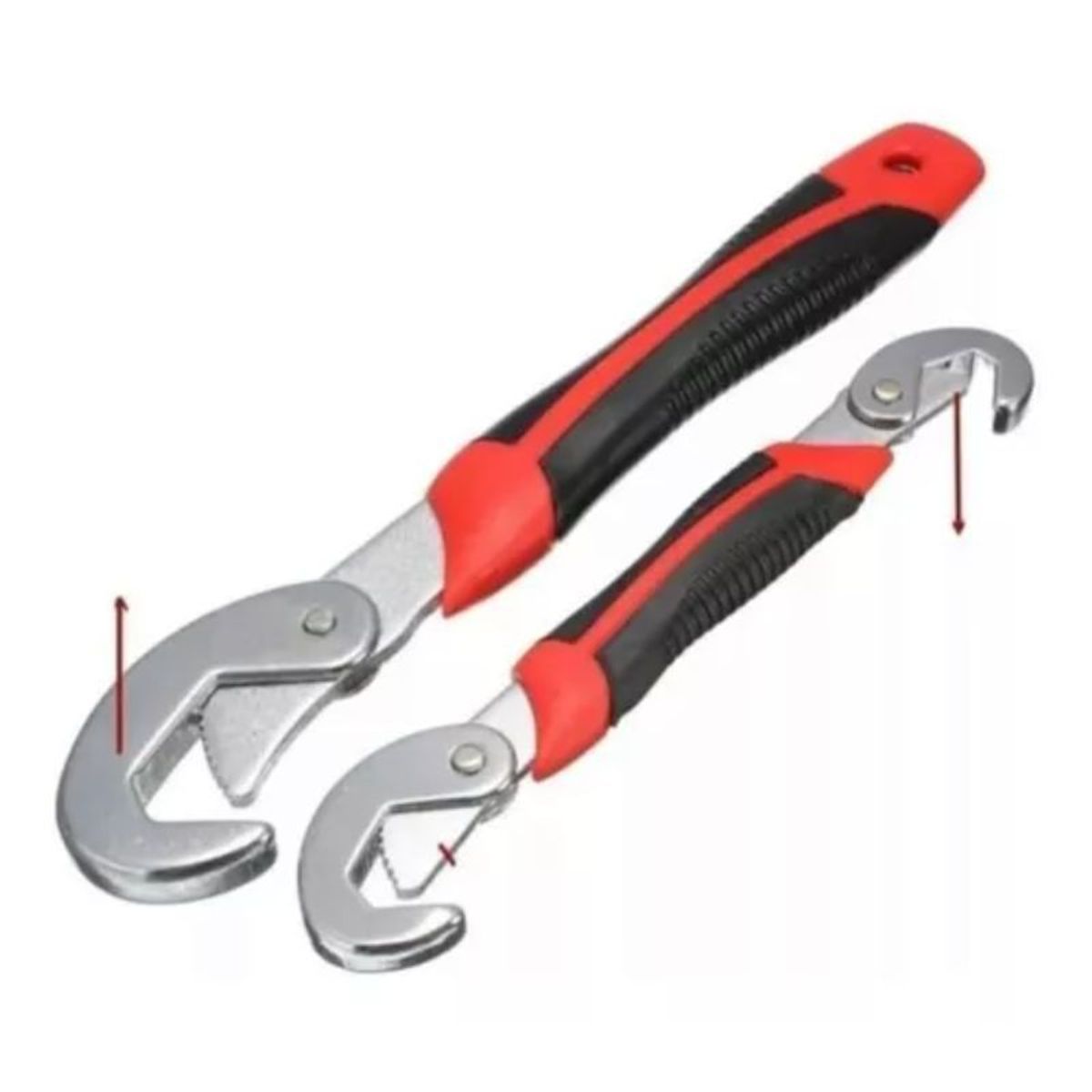 GENERICO - Pack X2 Llaves Tuerca Corona Ajustables Universales 8-32mm