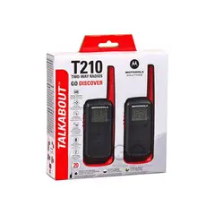 MOTOROLA - Pack 2 Radio Transmisor Walkie Talkies 32Km T210