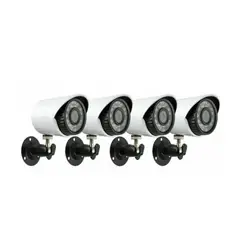 GENERICO - Kit De Seguridad 4 Camaras DVR FHD 4 Canales Circuito Cerrado