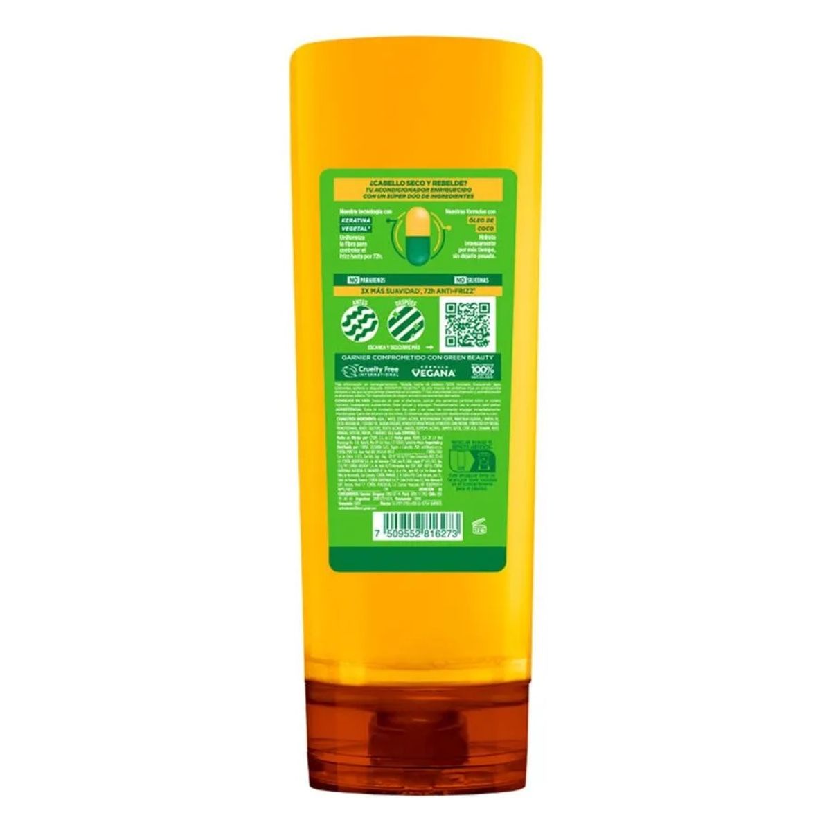 GARNIER - Acondicionador Fructis Oil Repair Liso Coco 350 ML - GARNIER