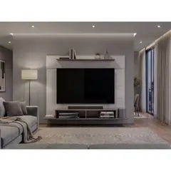 TUHOME - PANEL TV70 MONTANA 141X180X30 AVELLANA Y TIVOLI