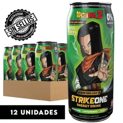 STRIKE ONE - PACK 12 ENERGETICAS ENERGY DRINK DRAGON BALL CITRICO/ ANDROIDE 17- STRIKEONE