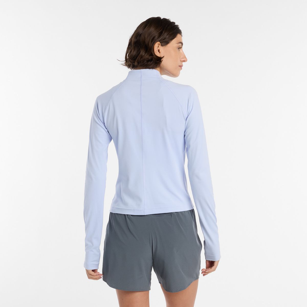 NEW BALANCE - Polerón Running Mujer New Balance Harmony Fitted Celeste