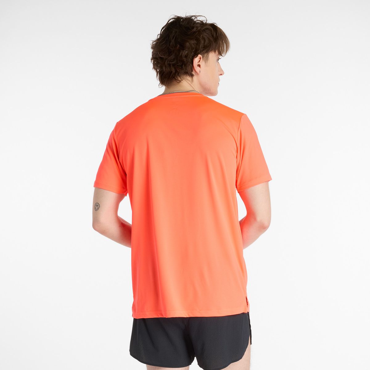 NEW BALANCE - Polera Running Hombre New Balance Sport Essentials Rojo