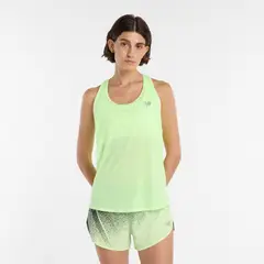 NEW BALANCE - Polera Running Mujer RC Essential Tank Amarilla