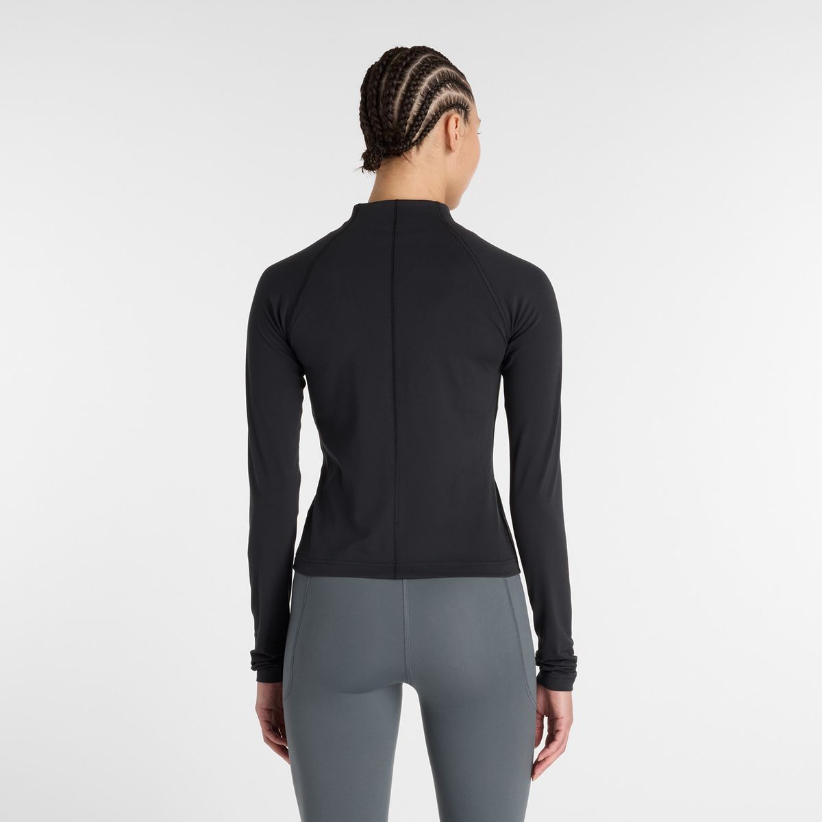 NEW BALANCE - Polerón Running Mujer New Balance Harmony Fitted Full Negro
