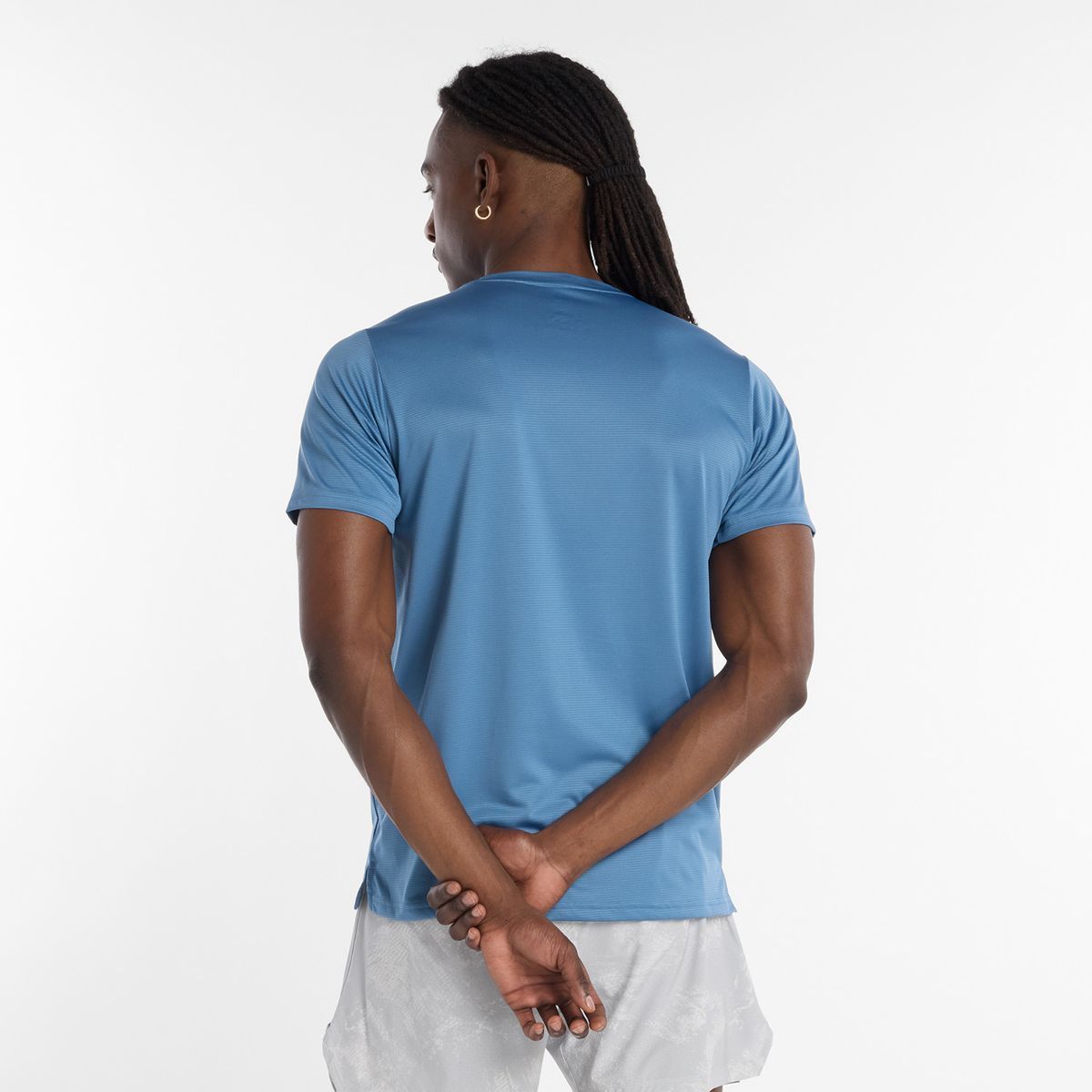 NEW BALANCE - Polera Running Hombre New Balance Sport Essentials Azul