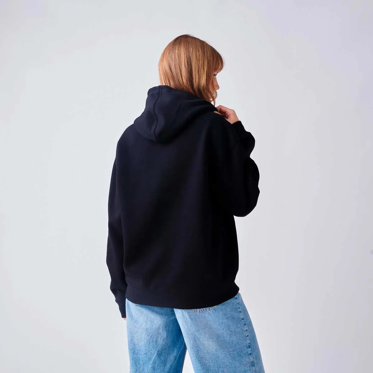NEW BALANCE - Polerón Lifestyle Mujer New Balance Linear Heritage Negro