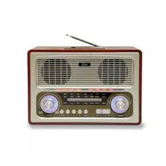MLAB - Radio Parlante Bluetooth AUX USB FM AM SW Vintage RetroRadio Mlba