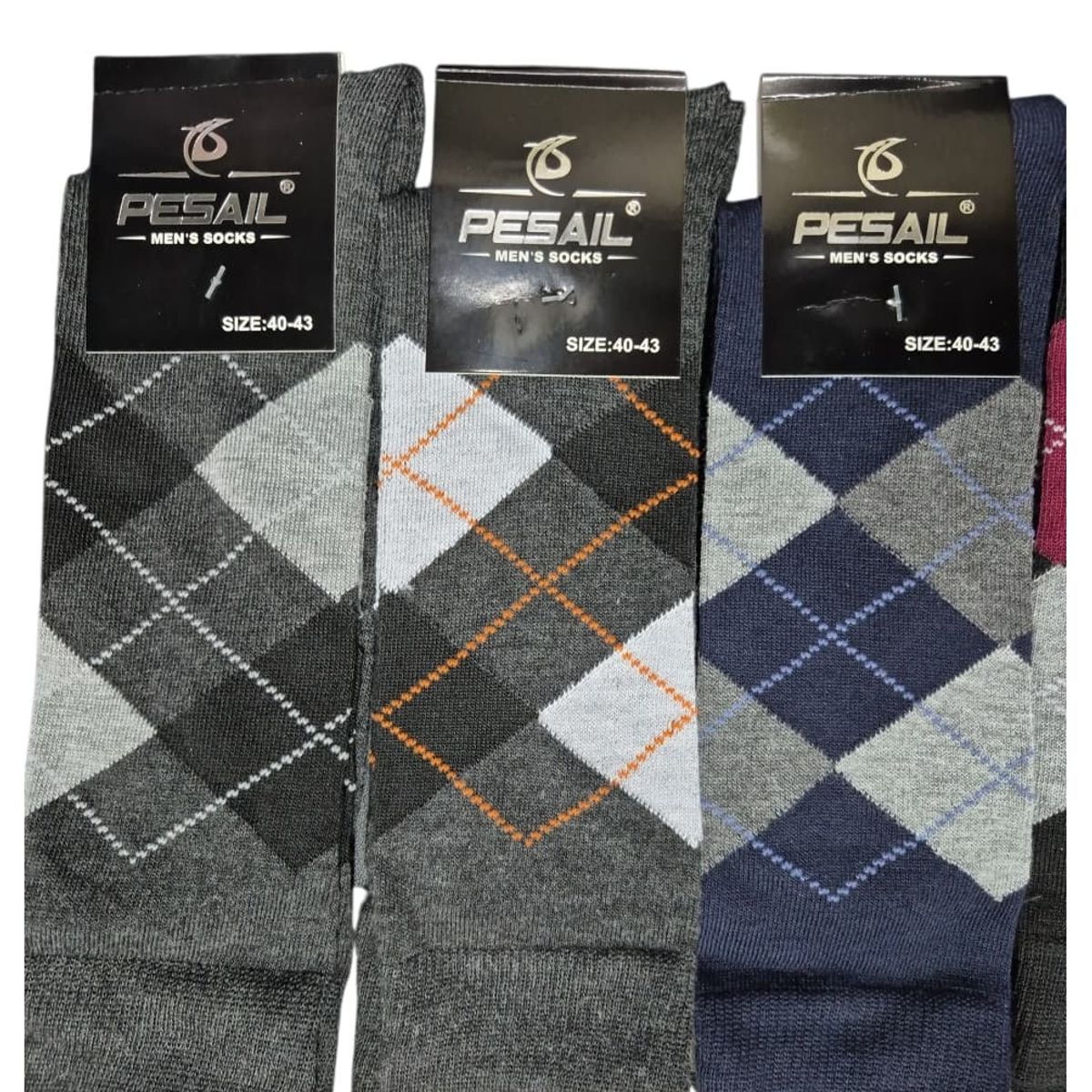 GARSIL - 12 Pares De Calcetines De Vestir Para Hombre De Algodón