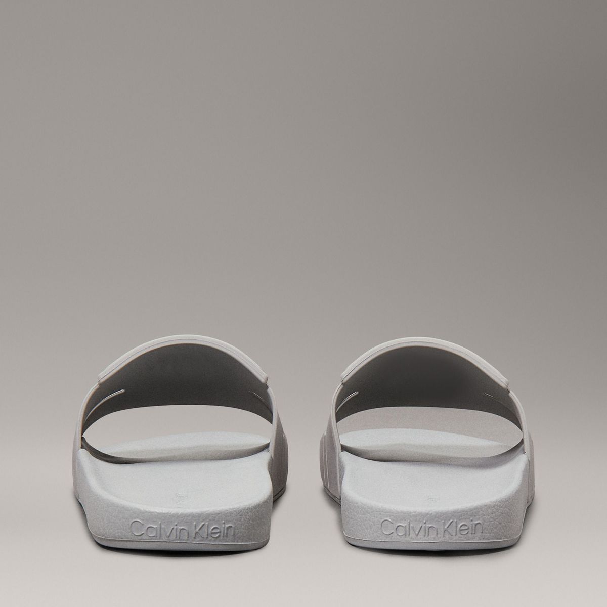 CALVIN KLEIN - Sandalias con Logotipo Gris Calvin Klein