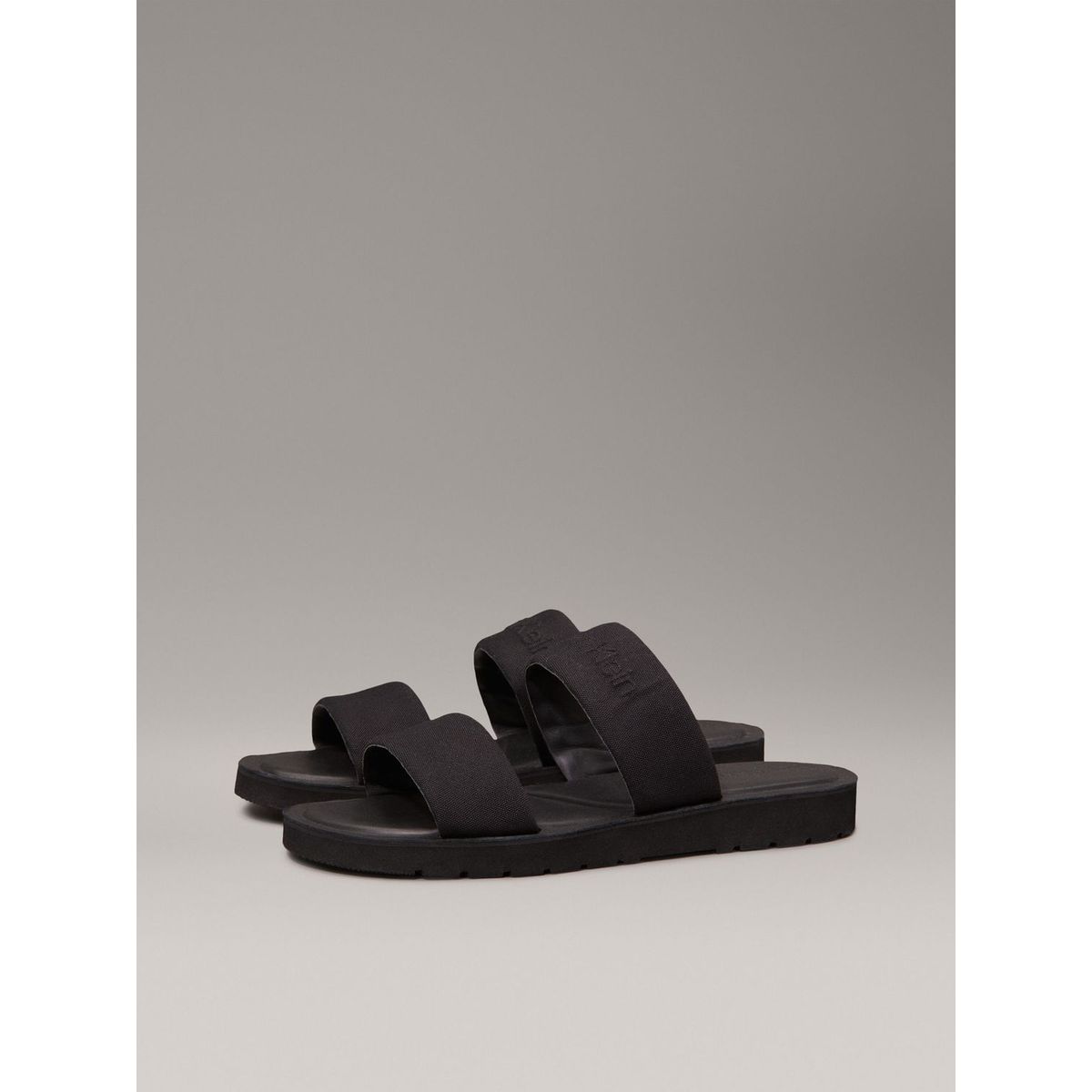 CALVIN KLEIN - Sandalias de Lona Negro Calvin Klein
