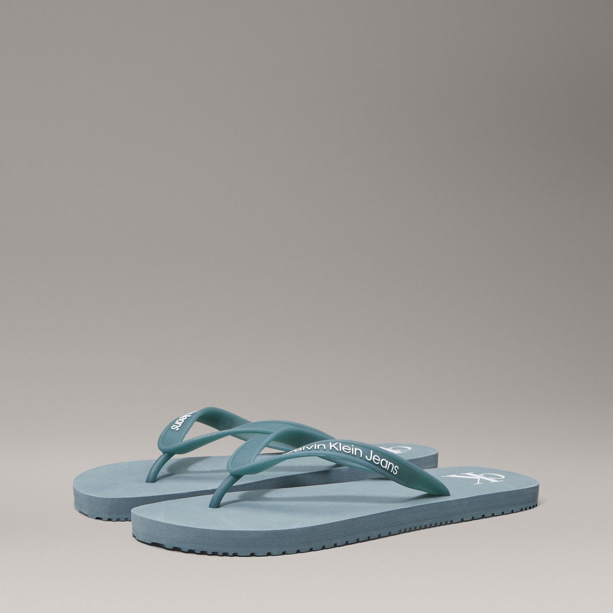 CALVIN KLEIN - Sandalias con Logotipo Verde Calvin Klein