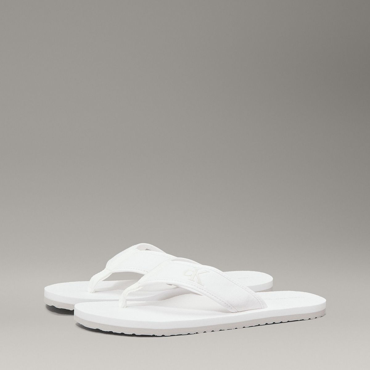 CALVIN KLEIN - Sandalias de Lona Blanco Calvin Klein