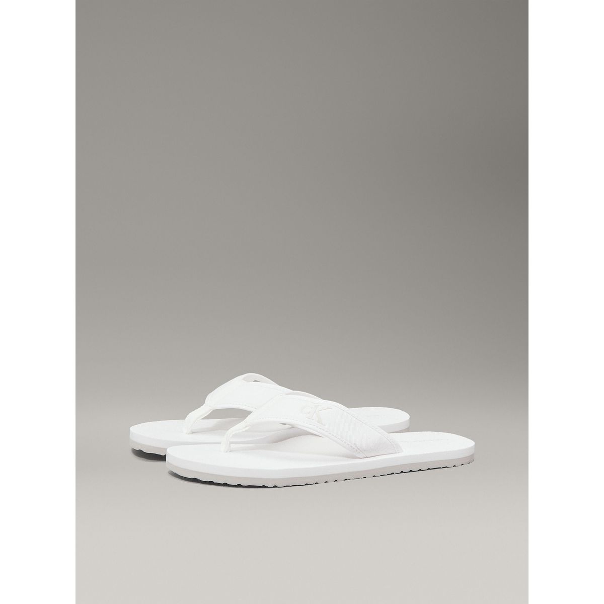 CALVIN KLEIN - Sandalias de Lona Blanco Calvin Klein
