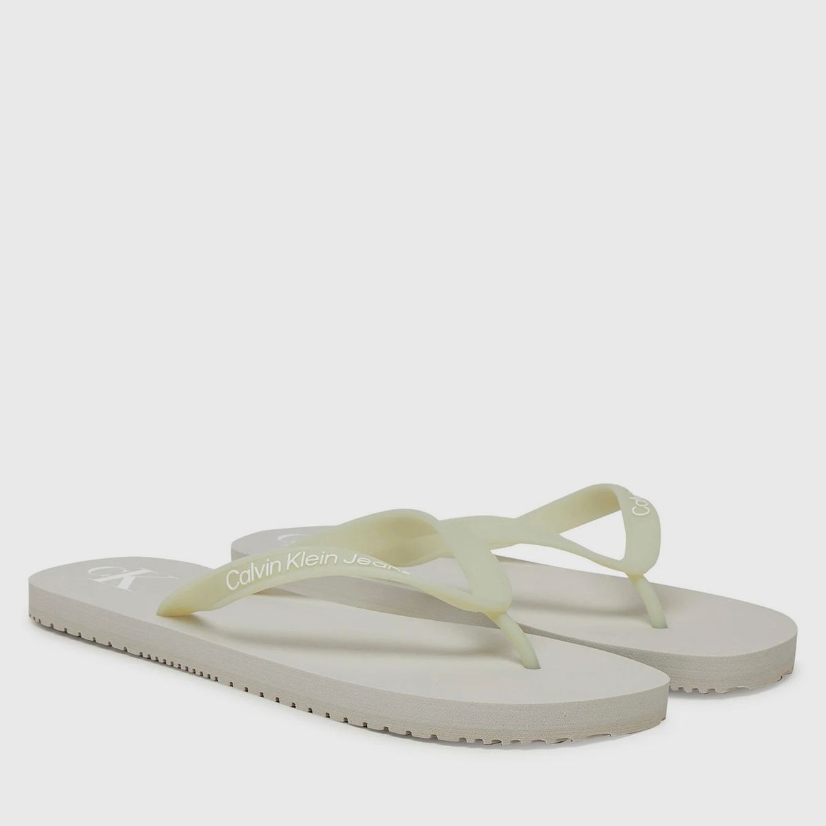 CALVIN KLEIN - Sandalias con Logotipo Beige Calvin Klein