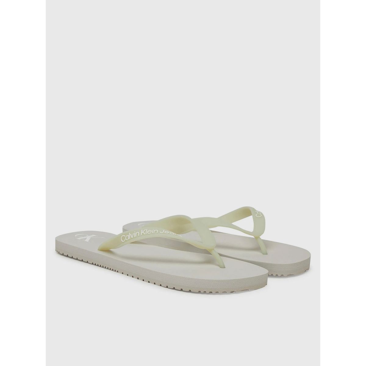 CALVIN KLEIN - Sandalias con Logotipo Beige Calvin Klein