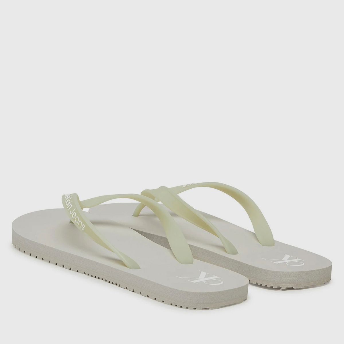 CALVIN KLEIN - Sandalias con Logotipo Beige Calvin Klein
