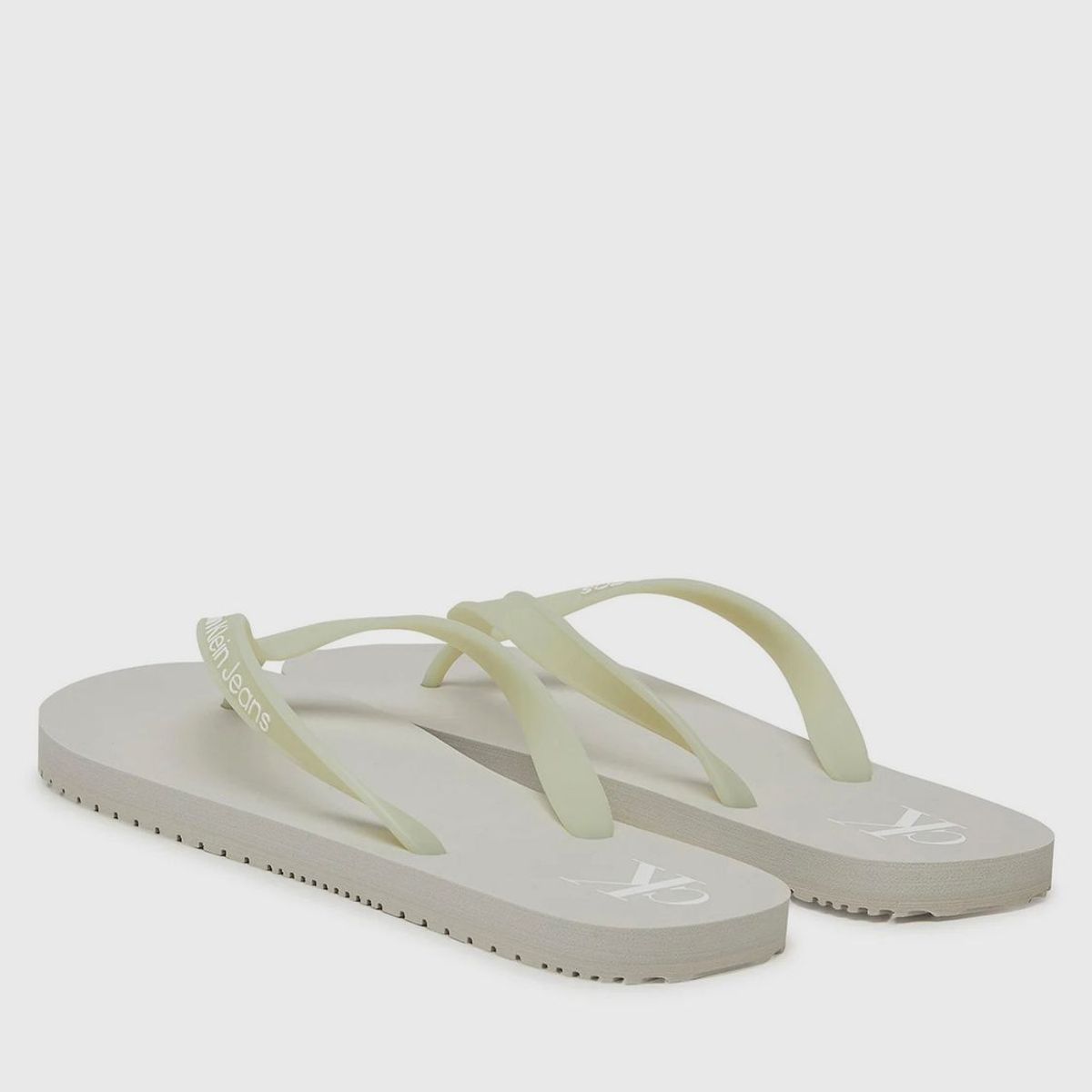 CALVIN KLEIN - Sandalias con Logotipo Beige Calvin Klein