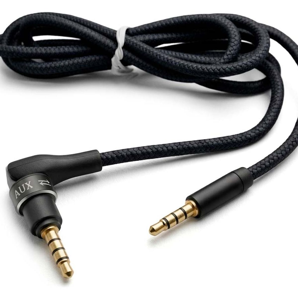 GEN - Cable Audio Auxiliar TRRS 3.5mm Angulo L 4 polos 3 rayas