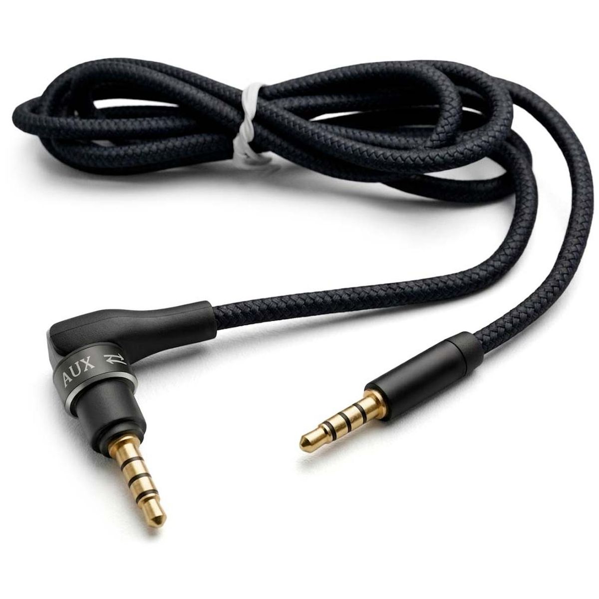 GEN - Cable Audio Auxiliar TRRS 3.5mm Angulo L 4 polos 3 rayas