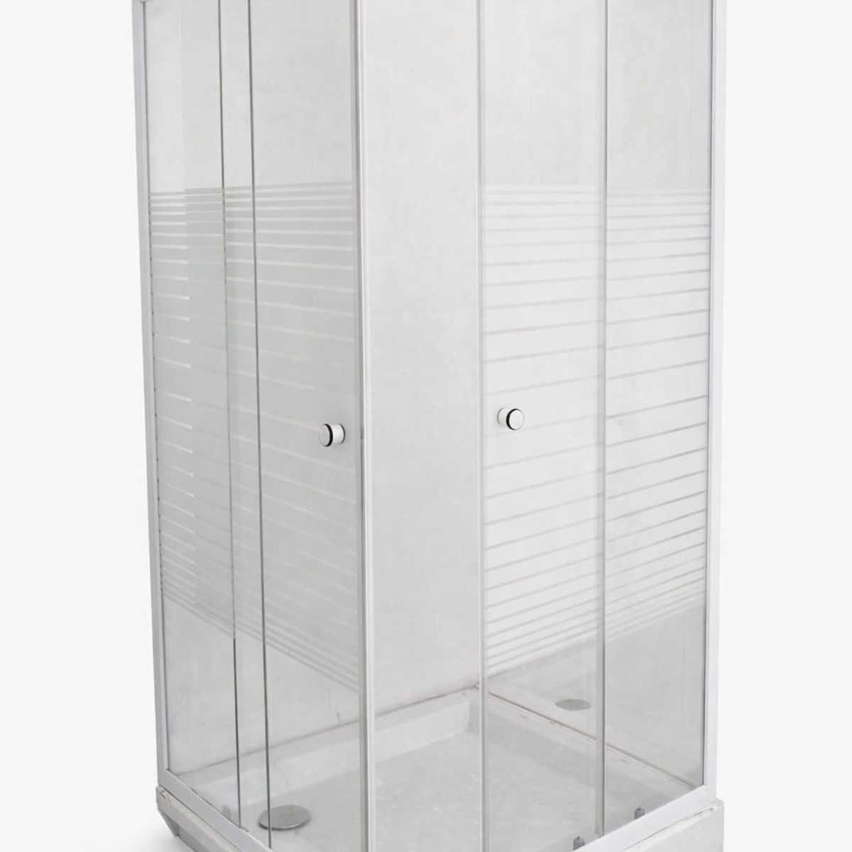 GENERICO - Cabina de Ducha Esquinera 70x70cm Alto 190cm Puertas Correderas