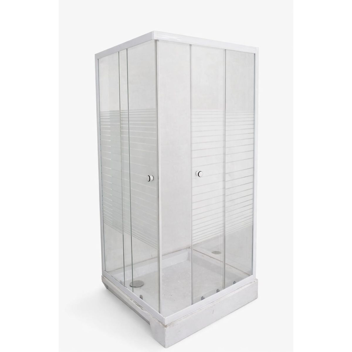 GENERICO - Cabina de Ducha Esquinera 70x70cm Alto 190cm Puertas Correderas