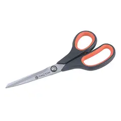 TACTIX - TIJERA DE ACERO INOXIDABLE Y MANGO BI-MATERIAL 175 MM