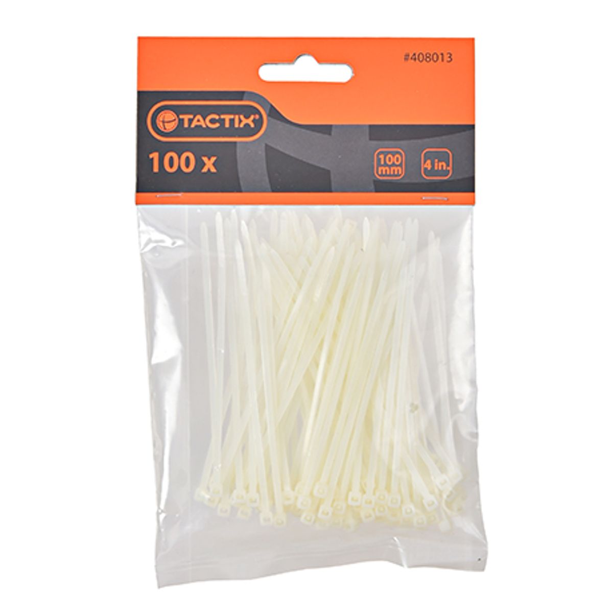 AMARRA PLASTICA BLANCA 3.6X150MM 100 PZS TACTIX, marca TACTIX - Foto 2