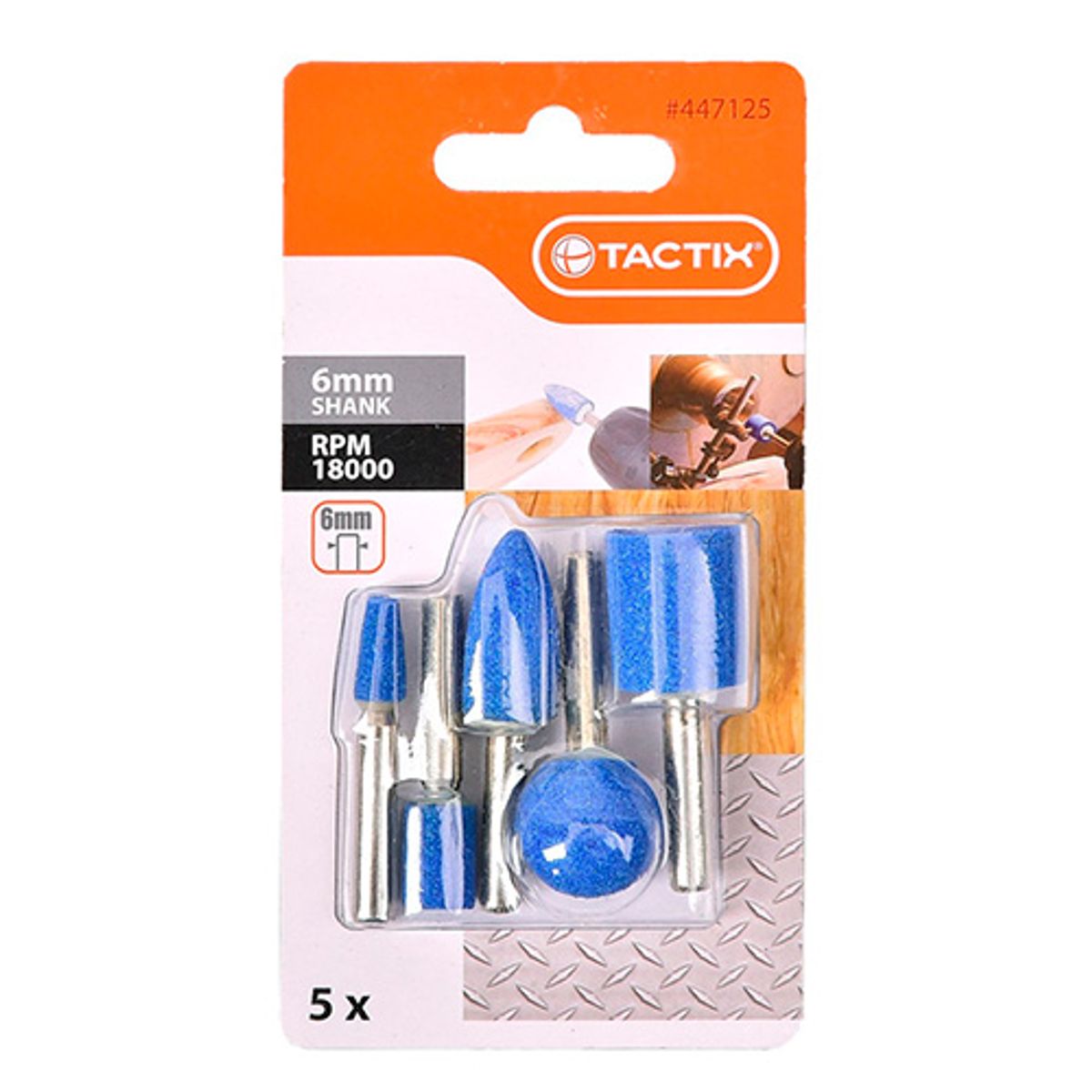 TACTIX - SET DE RASPADORES ROTATIVOS 5 PZS TACTIX 447125