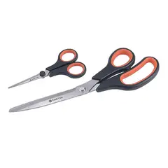 TACTIX - SET DE 2 TIJERAS DE ACERO INOXIDABLE 140 Y 275 MM