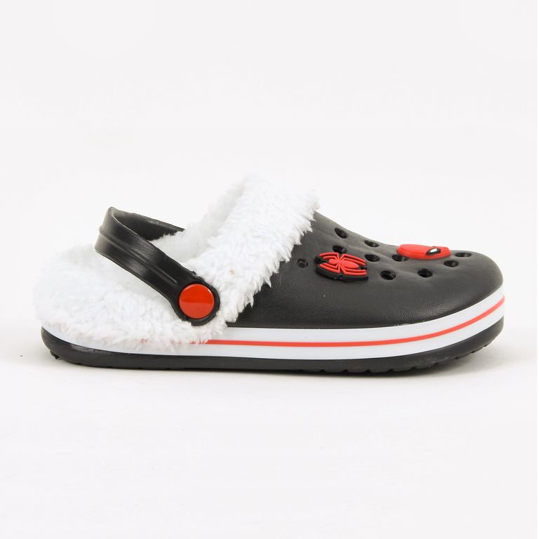Zueco de Eva Niño Chiporro Pins Spiderman Negro