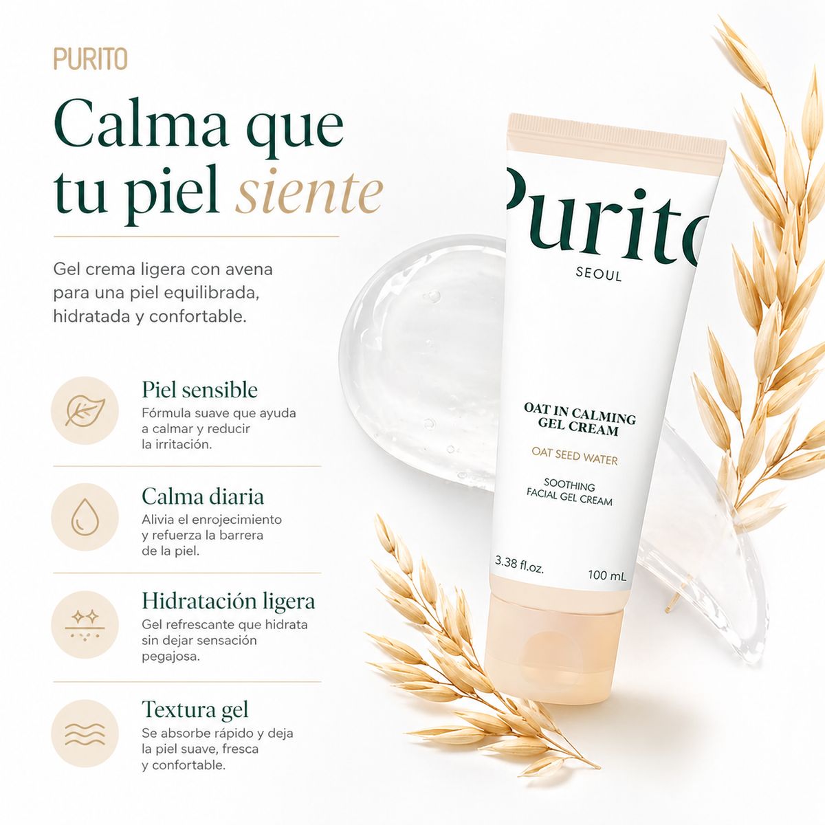 PURITO - Crema Calmante Purito Oat-In Calming Gel Cream 100ml