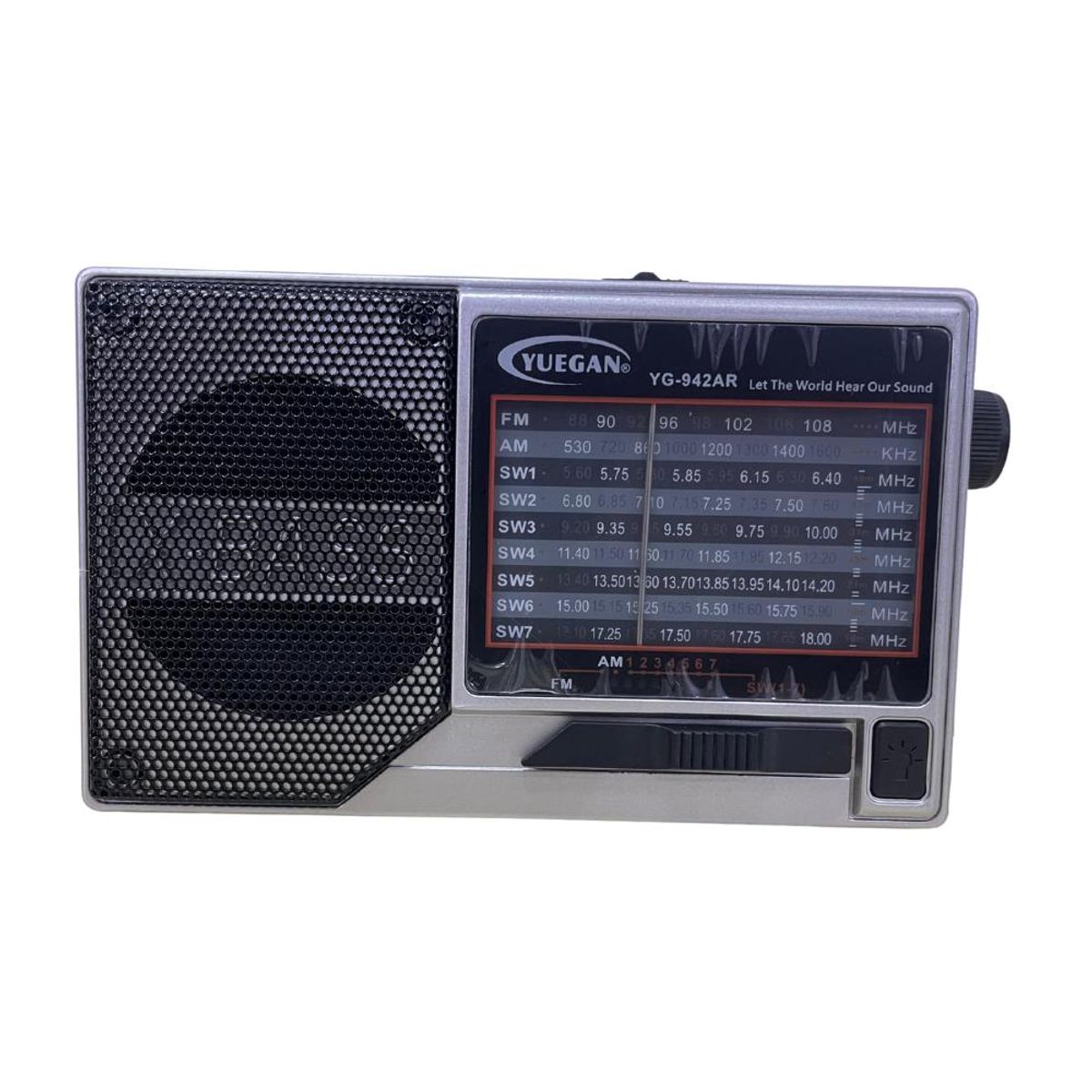 GENERICO - Radio Portátil Recargable YG-942AR Yuegan