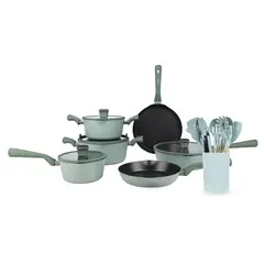 SIMPLIT - Batería de Cocina Lucca + Set 12 Utensilios Calipso