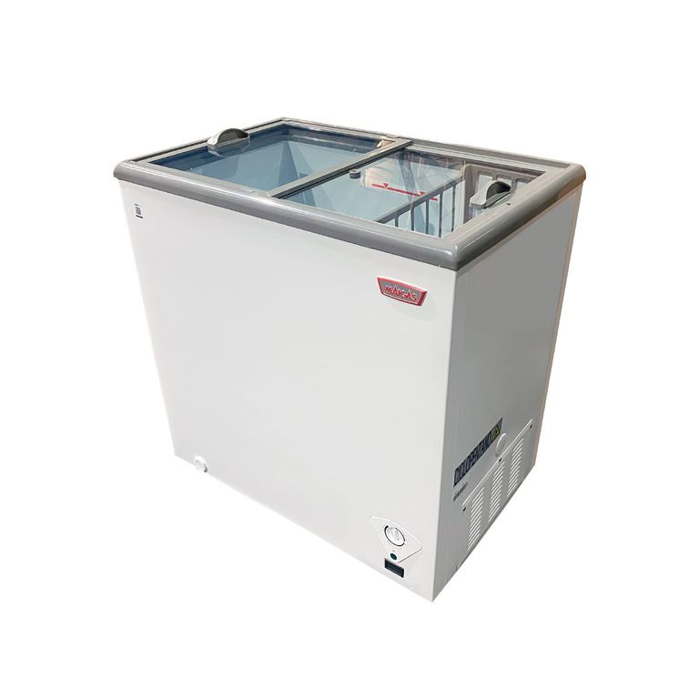 MAIGAS Congelador Dual Tapa de Vidrio 199 lts. SD200