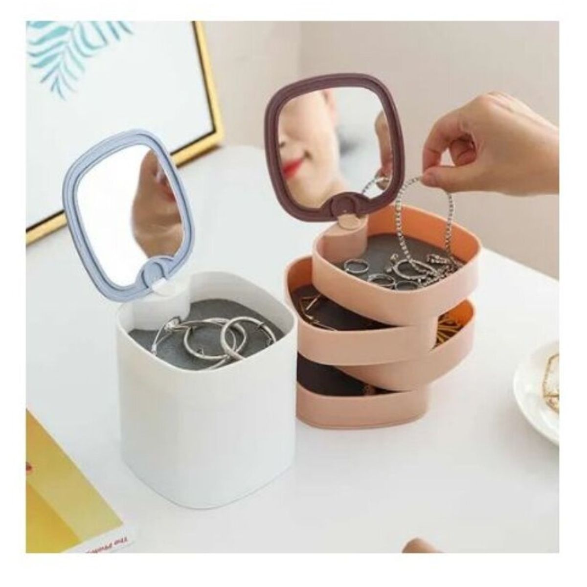 OEM - Organizador De Joyas Joyeros Caja Giratoria