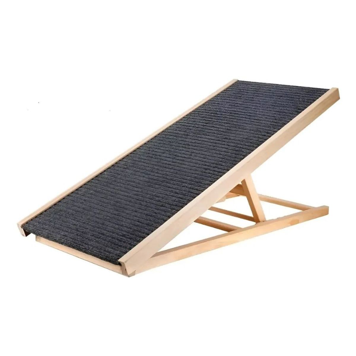 GENERICO - Rampa Antideslizante de Madera Ajustable Para Mascotas Perros 34X84CM