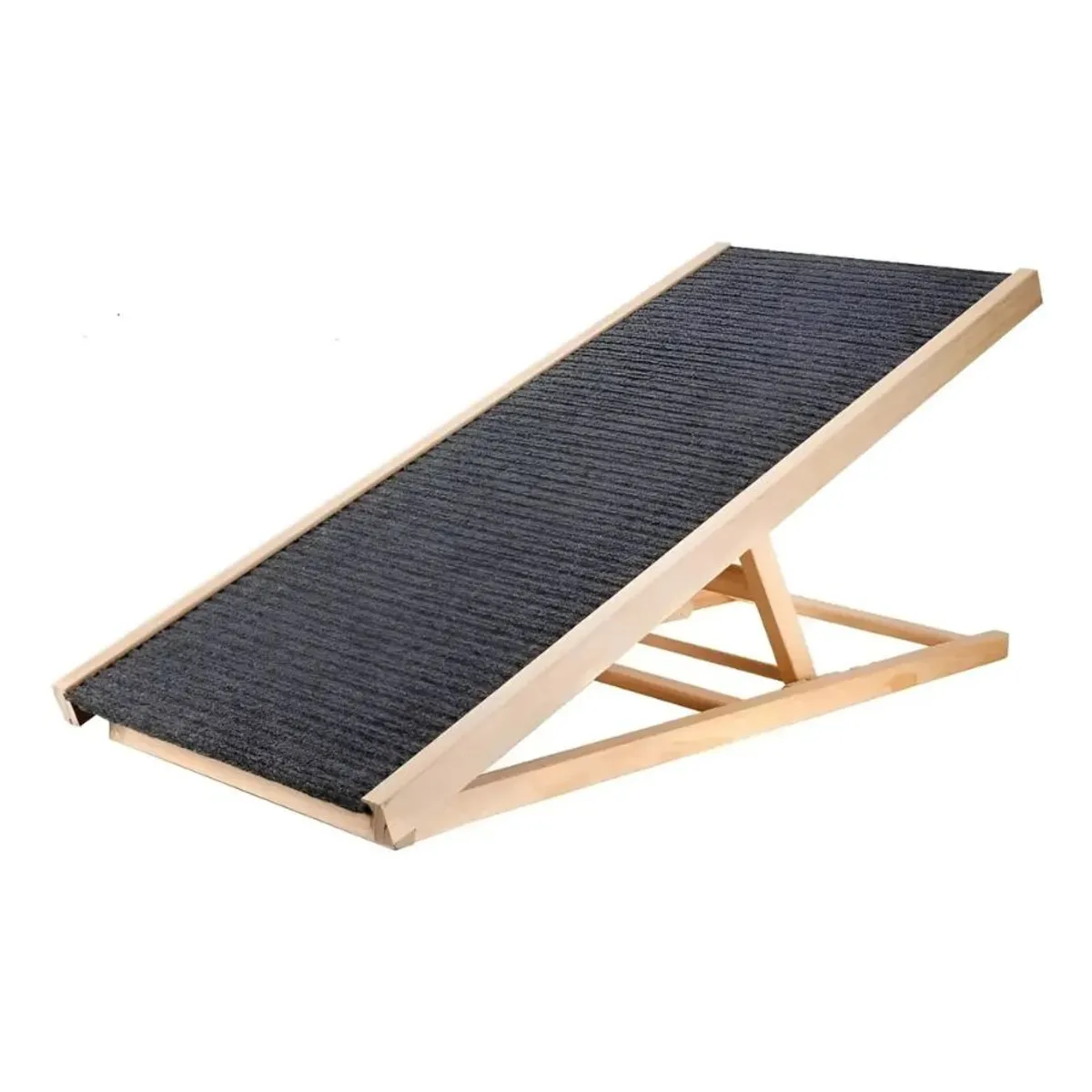 GENERICO - Rampa Antideslizante de Madera Ajustable Para Mascotas Perros 34X84CM