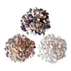GENERICO - Piedras Decorativas Multicolor para el Hogar y Jardin
