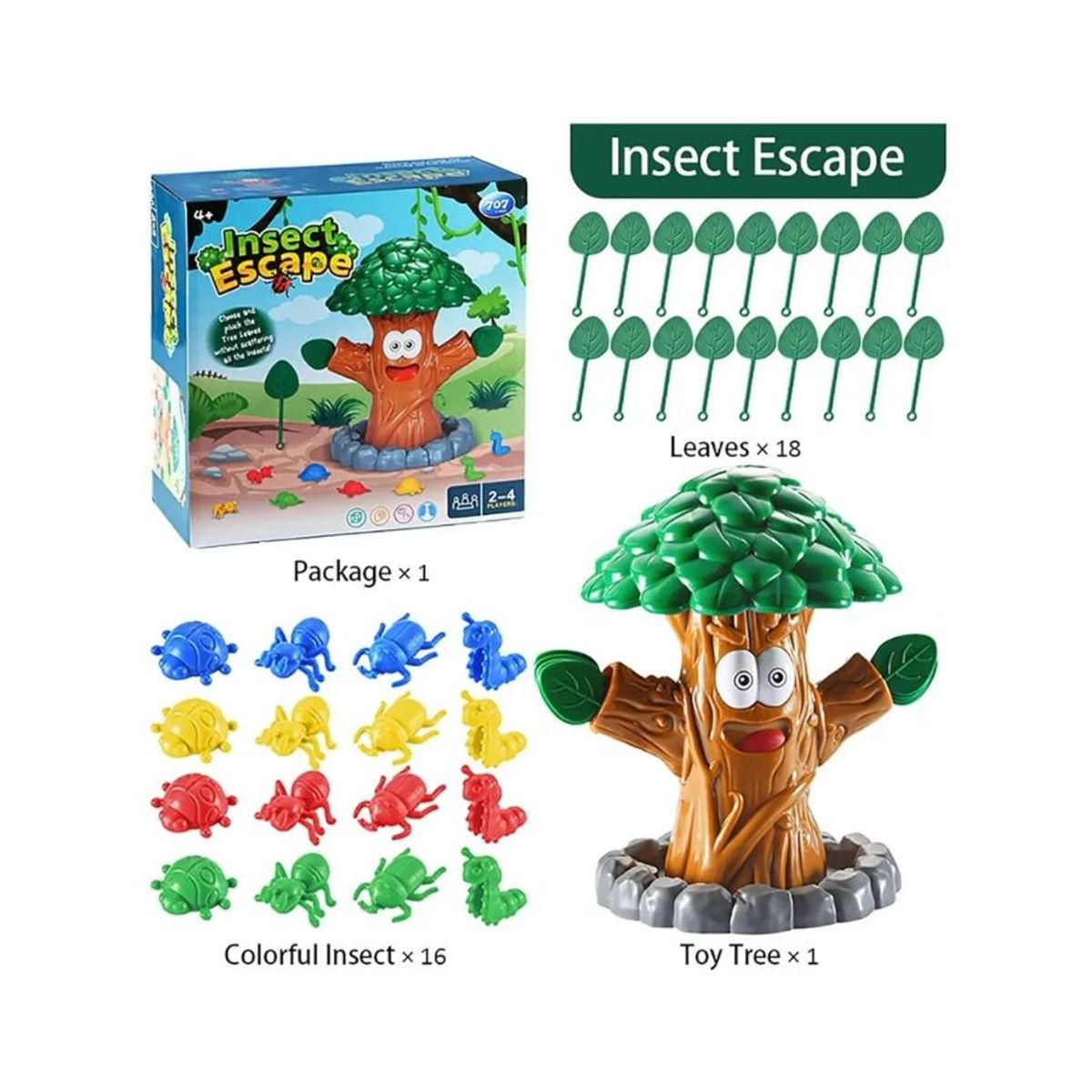 GENERICO - Juego De Mesa Escape De Insectos