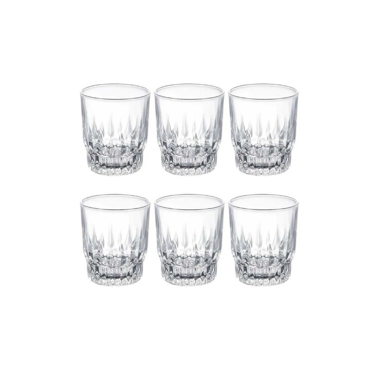 ALLEGRA - Vasos Torino Bajo  280 ml (set De 6)