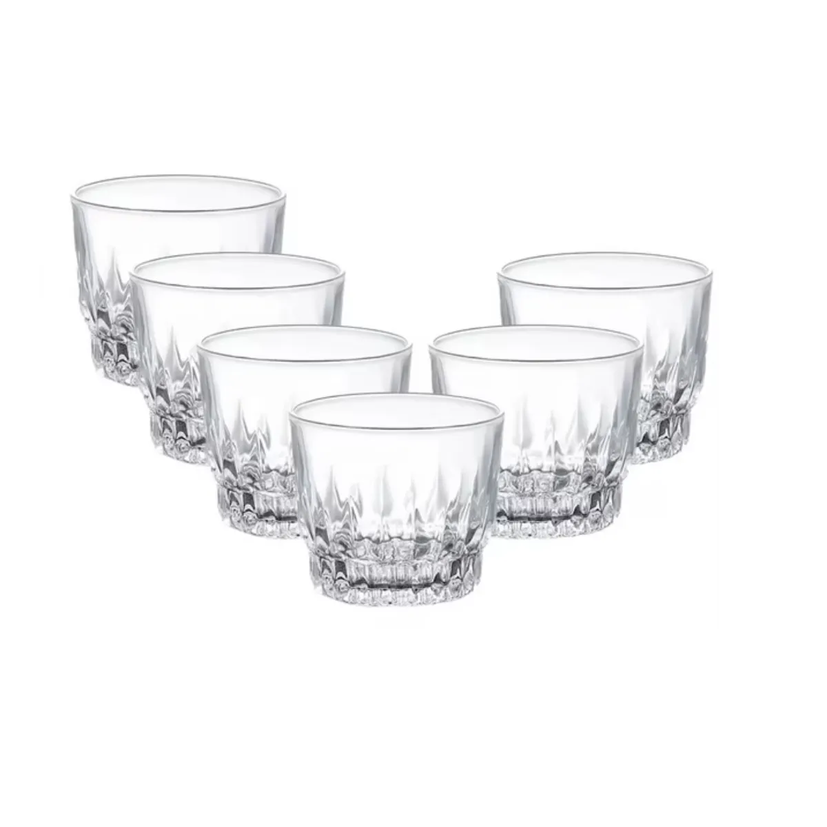 ALLEGRA - Vasos Torino Bajo  280 ml (set De 6)