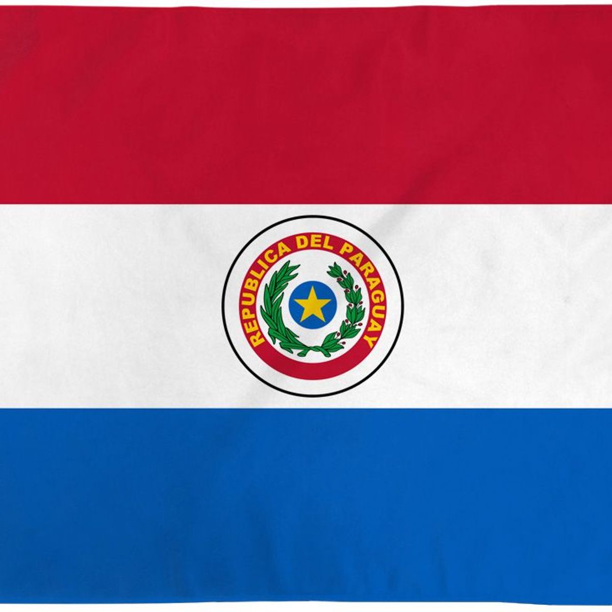 GENERICO - Bandera de Paraguay de 150cm x 90cm de Poliéster