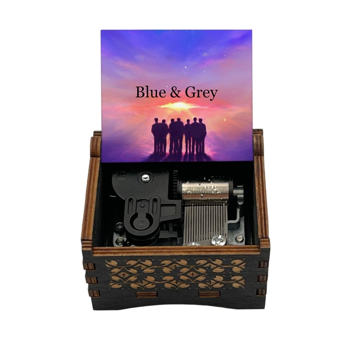 GENERICO - Caja Musical BTS Blue and Grey