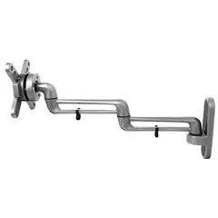 GENERICO - Soporte Monitor Pared Brazo Aluminio 13-27 Extensión 42cm