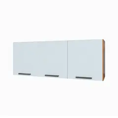 DUSCHY - Mueble Mural 3 puertas 120x31x45 cm blanco Fika