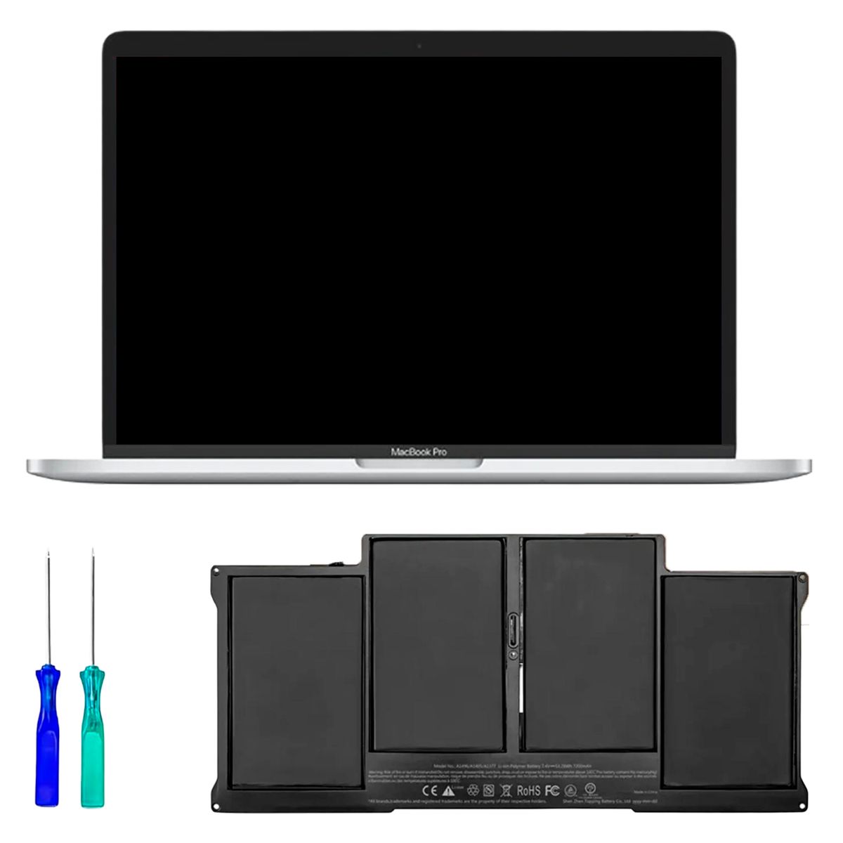 GENERICO - Bateria Yiiko Compatible con MacBook Air 13 2010 2017 55 Wh