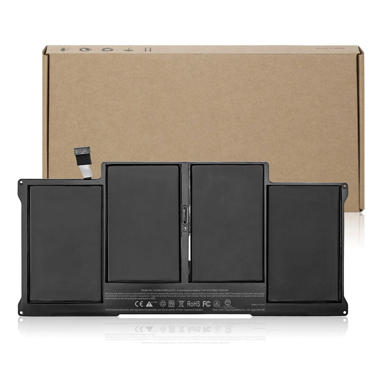 GENERICO - Bateria Yiiko Compatible con MacBook Air 13 2010 2017 55 Wh