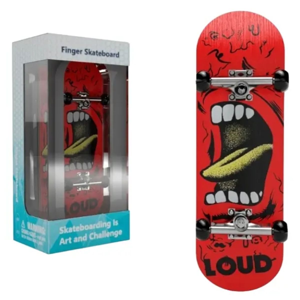 GENERICO - Patineta Fingerboard Lengua Profesional Madera Rodamientos
